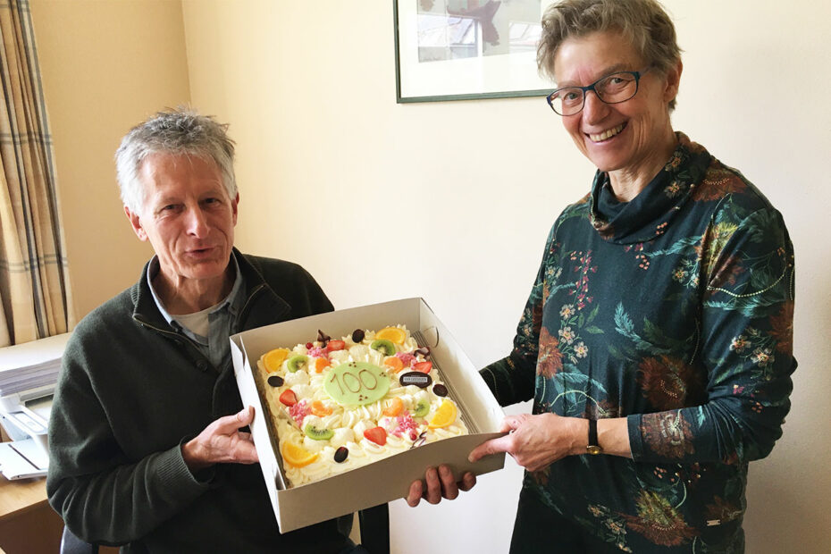 Dirk Jan Binnendijk 100ste aanmelder reunie